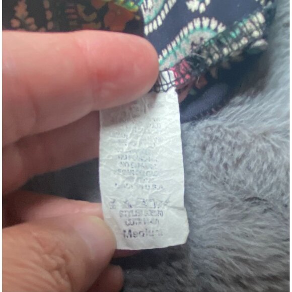 Honey Punch Boho Paisley Tunic Shirt - Multicolor Long Sleeve - Picture 7 of 7